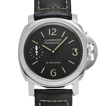 パネライ ルミノール ベース 8デイズ PAM00915 ブラック メンズ 時計 【中古】【wristwatch】
