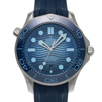 オメガ シーマスター ダイバー300 コーアクシャル マスタークロノメーター 210.32.42.20.03.002 ブルー メンズ 時計 【中古】【wristwatch】