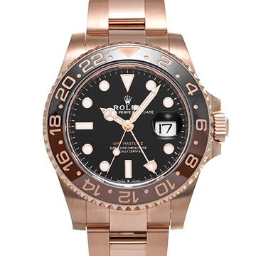 ロレックス GMTマスターII 126715CHNR ブラック メンズ 時計 【中古】【wristwatch】