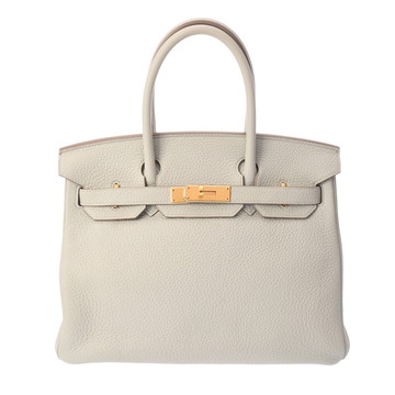 エルメス バーキン 30 パールグレー トリヨンクレマンス レディース バッグ 【中古】【bag】
