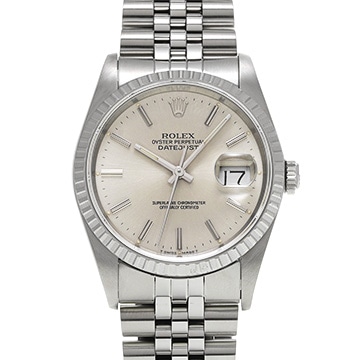 ロレックス デイトジャスト 16220 シルバー メンズ 時計 【中古】【wristwatch】