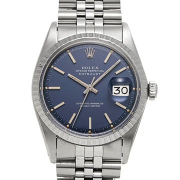 ロレックス デイトジャスト 1603 ブルー メンズ 時計 【中古】【wristwatch】