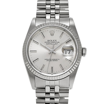 ロレックス デイトジャスト 16234 シルバー メンズ 時計 【中古】【wristwatch】
