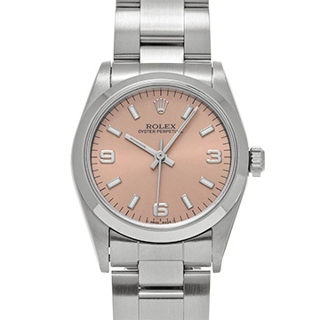 ロレックス オイスターパーペチュアル 67480 ピンク ユニセックス 時計 【中古】【wristwatch】