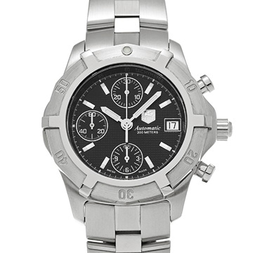 タグ ホイヤー エクスクルーシブ クロノグラフ CN2111.BA0339 ブラック メンズ 時計 【中古】【wristwatch】