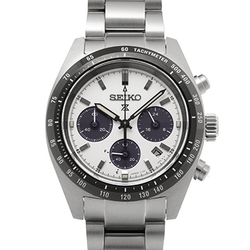 セイコー プロスペックス スピードタイマー SBDL085 ホワイト/ブラック メンズ 時計 【中古】【wristwatch】