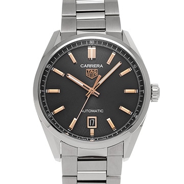 タグ ホイヤー カレラ キャリバー5 WBN2113.BA0639 ブラック メンズ 時計 【中古】【wristwatch】