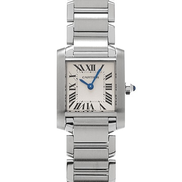 カルティエ タンクフランセーズ SM　 W51008Q3 シルバー レディース 時計 【中古】【wristwatch】