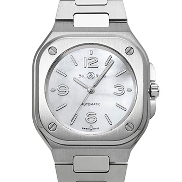 ベル＆ロス BR 05 ブラックスチール BR05A-BL-ST/SST ブラック ユニセックス 時計 【中古】【wristwatch】