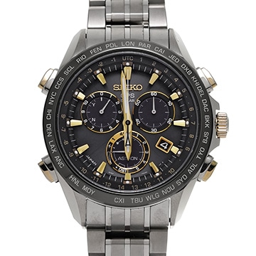 セイコー アストロン SBXB007 ブラック メンズ 時計 【中古】【wristwatch】