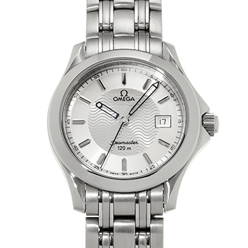 オメガ シーマスター 120 クォーツ 2511.31 シルバー メンズ 時計 【中古】【wristwatch】