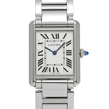 カルティエ タンク マスト ドゥ カルティエ ウォッチ WSTA0106 シルバー メンズ 時計 【中古】【wristwatch】