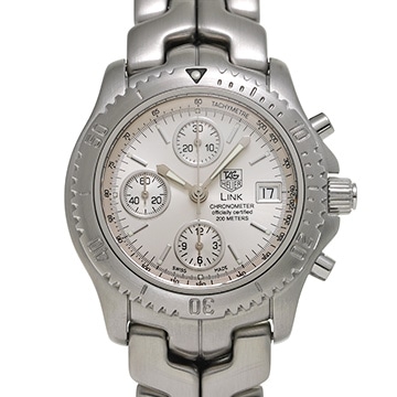 タグ ホイヤー リンク クロノグラフ CT5113.BA0550 シルバー メンズ 時計 【中古】【wristwatch】