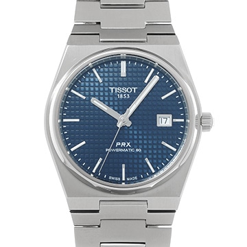 ティソ PRX パワーマティック 80 T137.407.11.041.00 ブルー メンズ 時計 【中古】【wristwatch】