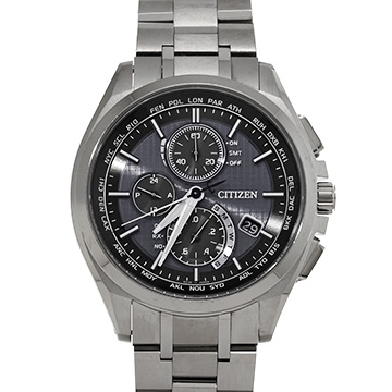 シチズン アテッサ H804-T018696 グレー メンズ 時計 【中古】【wristwatch】