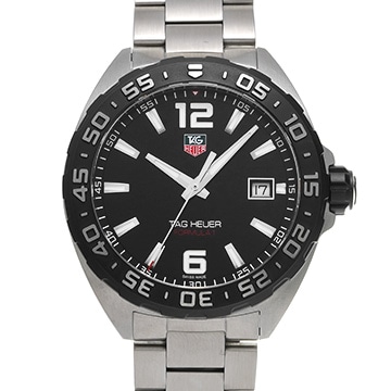 タグ ホイヤー フォーミュラ1 クォーツ WAZ1110.BA0875 ブラック メンズ 時計 【中古】【wristwatch】