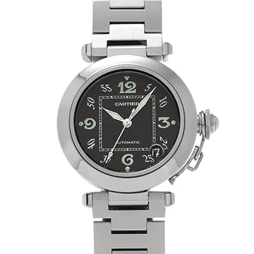カルティエ パシャC W31043M7 ブラック ユニセックス 時計 【中古】【wristwatch】