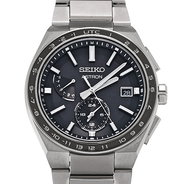 セイコー アストロン ネクスター SBXY039 ブラック メンズ 時計 【中古】【wristwatch】