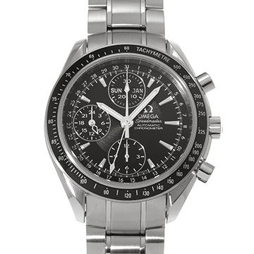 オメガ スピードマスター トリプルカレンダー 3220.50 ブラック メンズ 時計 【中古】【wristwatch】