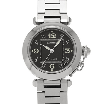 カルティエ パシャC W31043M7 ブラック ユニセックス 時計 【中古】【wristwatch】