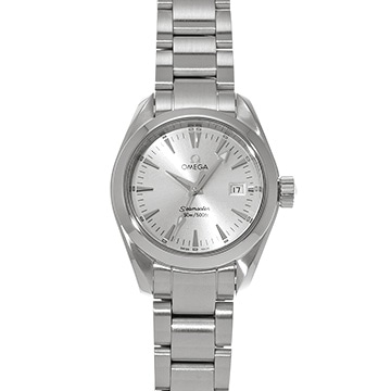 オメガ シーマスター アクアテラ クォーツ 2577.30 シルバー レディース 時計 【中古】【wristwatch】