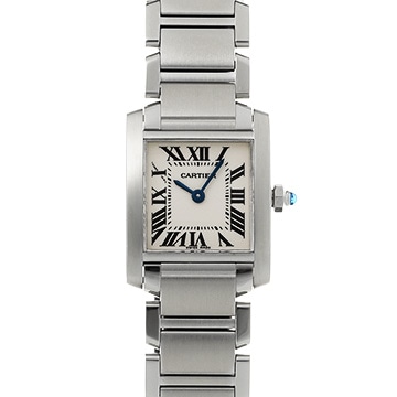 カルティエ タンクフランセーズ SM　 W51008Q3 シルバー レディース 時計 【中古】【wristwatch】