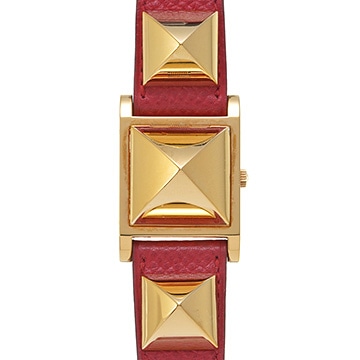 エルメス メドール ME1.201 ホワイト レディース 時計 【中古】【wristwatch】