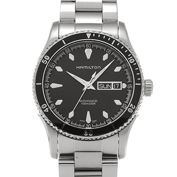 ハミルトン ジャズマスター H375650 ブラック メンズ 時計 【中古】【wristwatch】