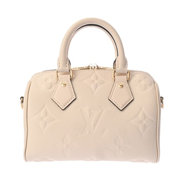 ルイ ヴィトン モノグラムアンプラント スピーディ バンドリエール 20 2WAY クレーム M58954 レザー レディース バッグ 【中古】【bag】