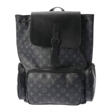 ルイ ヴィトン モノグラムエクリプス トリオ バッグパック ブラック/グレー M45538 モノグラムキャンバス メンズ バッグ 【中古】【bag】