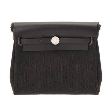 エルメス エールバッグ ジップ ミニ エベンヌ トワルアッシュ/ヴァッシュハンター レディース バッグ 【中古】【bag】