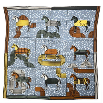 エルメス カレ 90 GRADE ROBE POP マルチカラー シルク100％ レディース 【中古】【other】