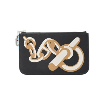 エルメス ジップアンドゴー シェーヌダンクル キャバン/ブシエール/グリペール ヴォースイフト ユニセックス 財布 【未使用】【purse】