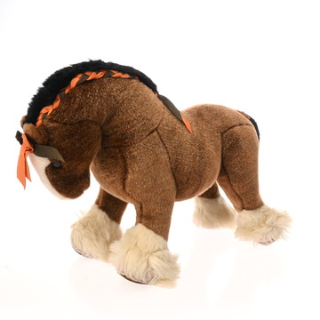 エルメス エルミー PM ぬいぐるみ ブラウン アクリル100%/ポリエステル100% ユニセックス 【中古】【other】