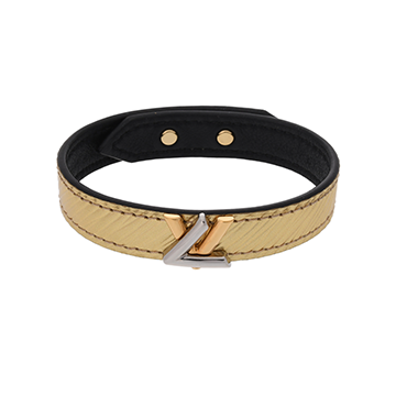 ルイ ヴィトン エピ ブラスレ LV ツイスト  ゴールド/シルバー M6176E レディース ジュエリー 【中古】【jewelry】
