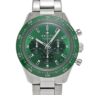 ゼニス クロノマスター スポーツ ヨシダ スペシャルエディション 03.3107.3600/56.M3100 グリーンラッカー メンズ 時計 【中古】【wristwatch】