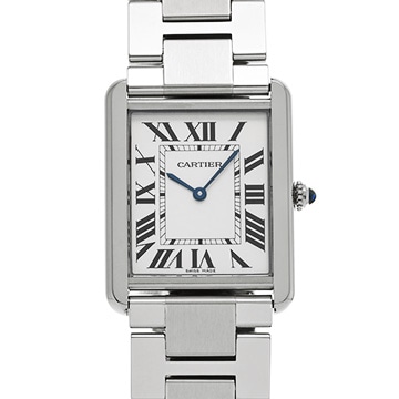 カルティエ タンク ソロ LM W5200014 シルバー ユニセックス 時計 【中古】【wristwatch】