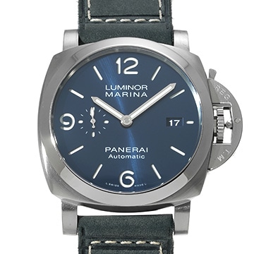 パネライ ルミノールマリーナ 44MM PAM01313 ブルー メンズ 時計 【中古】【wristwatch】