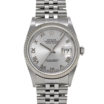 ロレックス デイトジャスト 16234 シルバー メンズ 時計 【中古】【wristwatch】