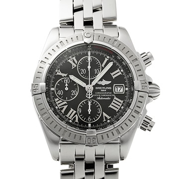 ブライトリング クロノマット エボリューション A156B98PA ブラック メンズ 時計 【中古】【wristwatch】