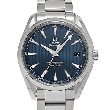 オメガ シーマスター アクアテラ マスターコーアクシャル 231.10.42.21.03.003 ブルー メンズ 時計 【中古】【wristwatch】