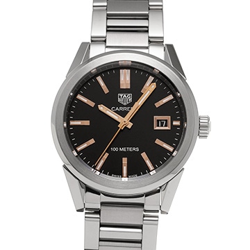 タグ ホイヤー カレラ クォーツ WBG1311.BA0758 ブラック メンズ 時計 【中古】【wristwatch】