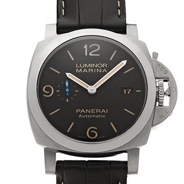 パネライ ルミノールマリーナ 1950 3デイズ アッチャイオ PAM01312 ブラック メンズ 時計 【中古】【wristwatch】