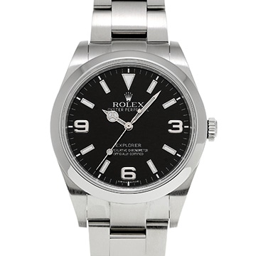 ロレックス エクスプローラー 214270 ブラック メンズ 時計 【中古】【wristwatch】