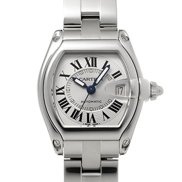 カルティエ ロードスター LM W62000V3 シルバー レディース 時計 【中古】【wristwatch】