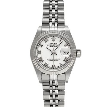 ロレックス デイトジャスト 79174 ホワイト レディース 時計 【中古】【wristwatch】