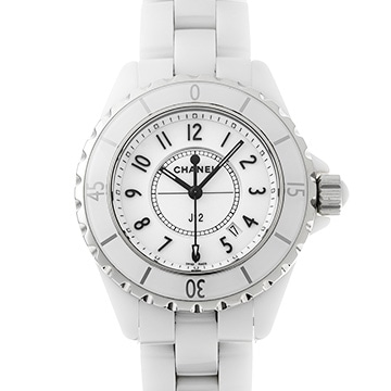 シャネル J12 33MM H0968 ホワイト レディース 時計 【中古】【wristwatch】