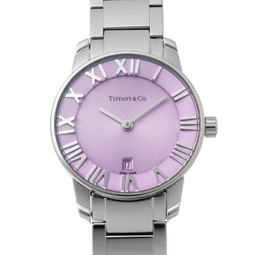 ティファニー アトラス 60558159 パープル レディース 時計 【中古】【wristwatch】