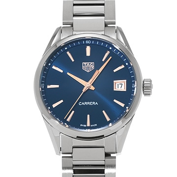 タグ ホイヤー カレラ クォーツ WBK1312.BA0652 ブルー メンズ 時計 【中古】【wristwatch】