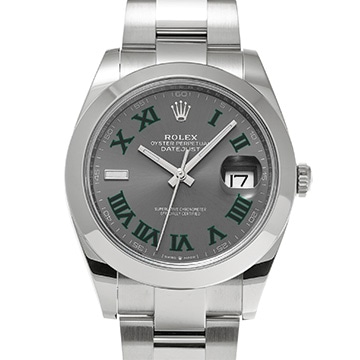 ロレックス デイトジャスト 41 126300 スレート メンズ 時計 【中古】【wristwatch】